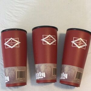 3 Red Travel Tumbler